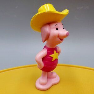 Sheriff Piglet Pvc Figure Cake Topper Ten Gallon Hat Winnie the Pooh 3 inch